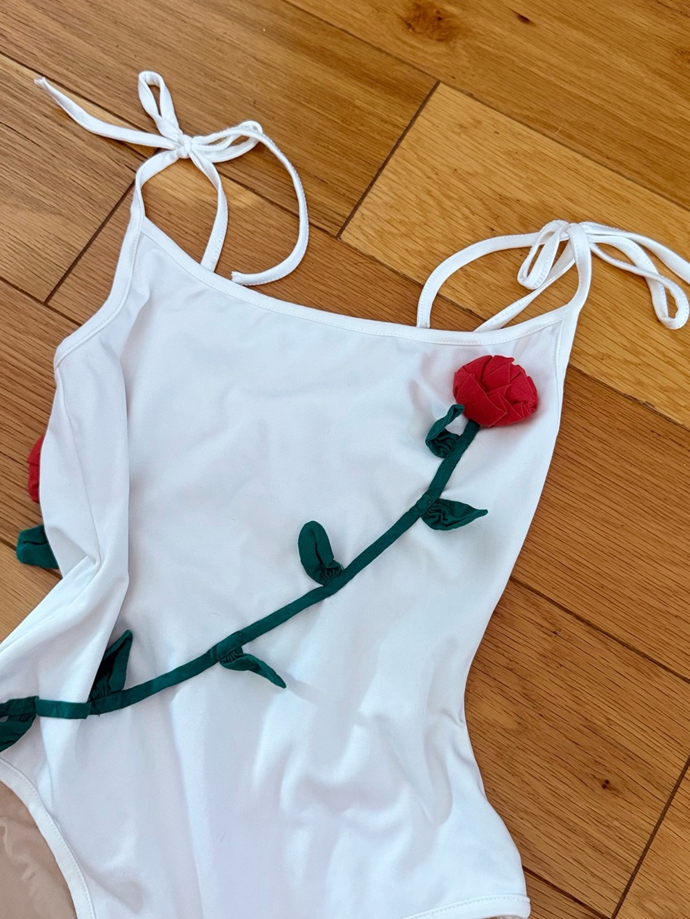 Samantha Pleet Persephone Red Rose Swimsuit - Picture 2 of 6